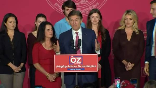 Dr. Mehmet Oz issues statement after conceding to John Fetterman in Senate race