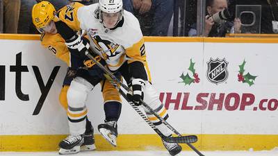 Forsberg’s overtime goal lets Predators prey on Penguins,  3-2
