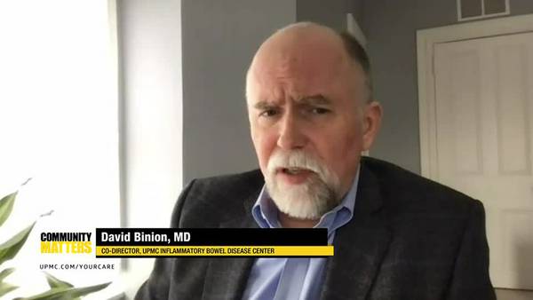 UPMC Community Matters: Dr. David Binion talks about Covid's impact on your gastrointestinal system