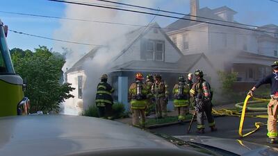 PHOTOS: Crews battle house fire in Canonsburg