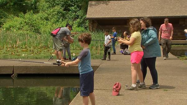 Families gather in Pittsburgh to fish during holiday weekend