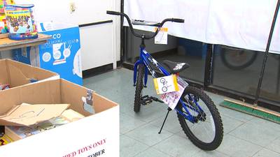 Nearly 25 children’s bicycles stolen from Toys for Tots donation site