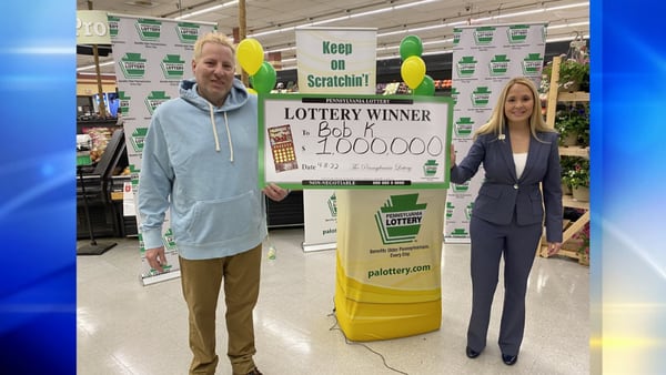 Greene County man wins $1M in Pennsylvania Lottery