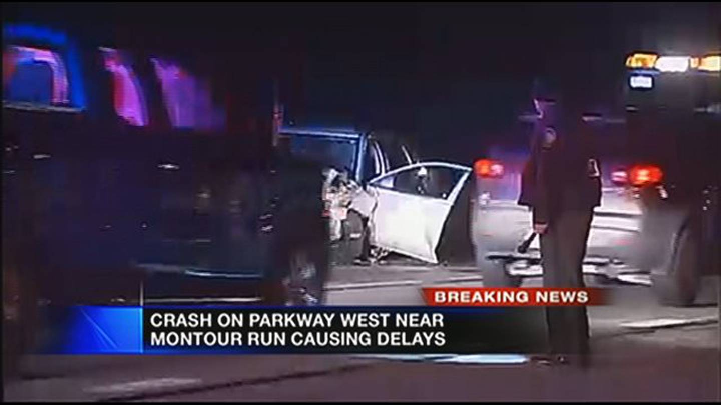 Wrongway crash on Parkway West causes major traffic delays during morning rush hour WPXI
