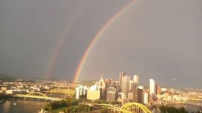 PHOTOS: Rainbows spotted across western Pennsylvania after storms move through