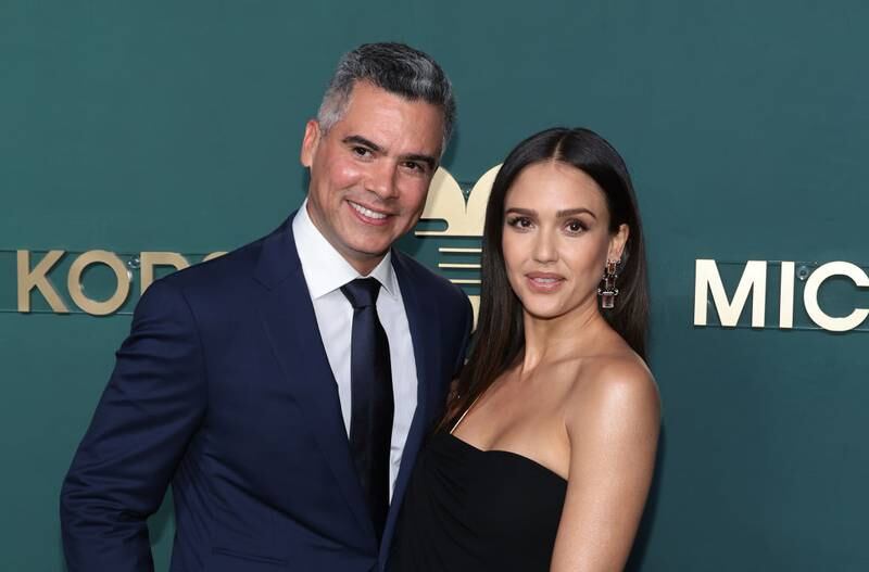 NEW YORK, NEW YORK - OCTOBER 17: Cash Warren and Jessica Alba attend God's Love We Deliver 16th Annual Golden Heart Awards at The Glasshouse on October 17, 2022 in New York City. (Photo by Dimitrios Kambouris/Getty Images)