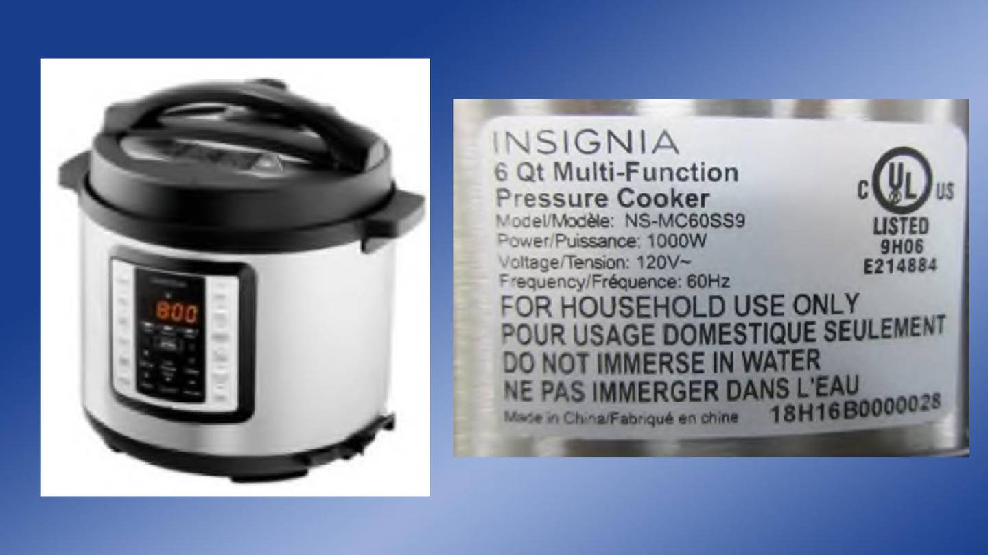 Best Buy's Insignia Pressure Cooker Recall Lawsuit