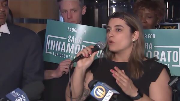 Sara Innamorato declares victory in Democratic primary for Allegheny County executive