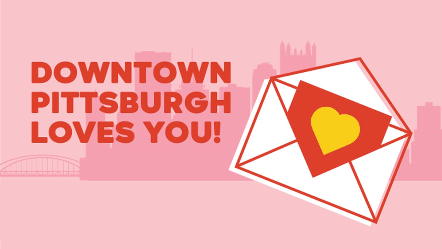 匹兹堡市中心合作伙伴将发放数百张情人节贺卡