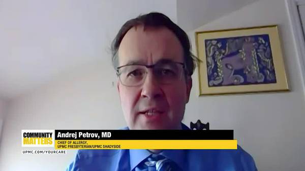 UPMC Community Matters: Dr. Andrej Petrov talks about controlling allergies and asthma