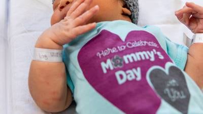 PHOTOS: UPMC celebrates Mother’s Day with “Mommy & Me” matching headbands and hats