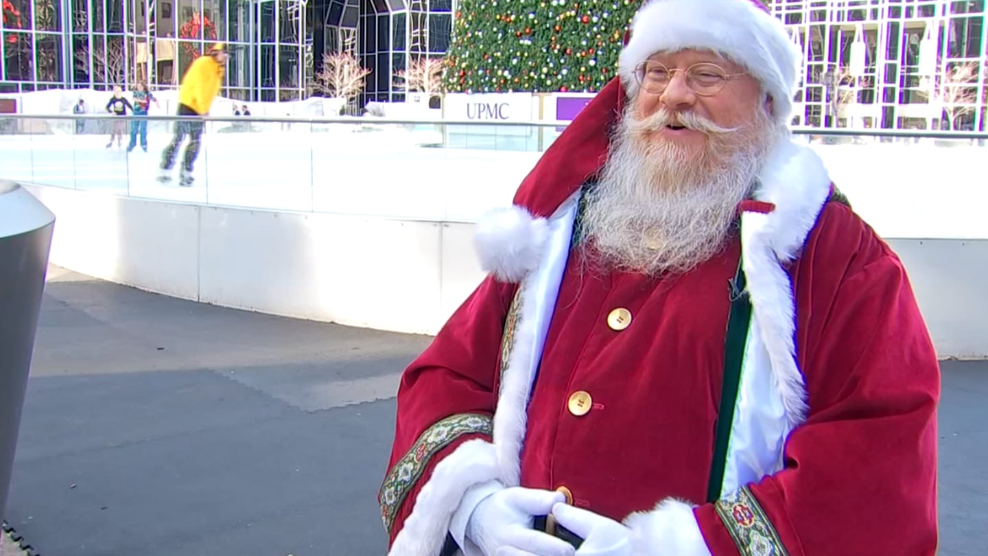 圣诞老人与11频道见面，分享他对匹兹堡的喜爱
