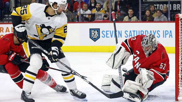 Hurricanes host the Penguins after Pesce’s 2-goal game