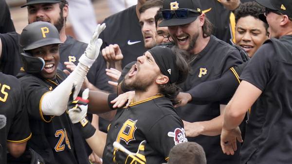 Pirates rally by scuffling Brewers once again in 5-4 victory