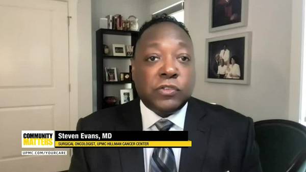 UPMC Community Matters: Dr. Steven Evans talks about cancer health disparities