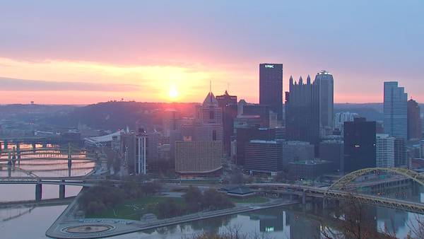 Sunny start to Monday, clouds build into Tuesday