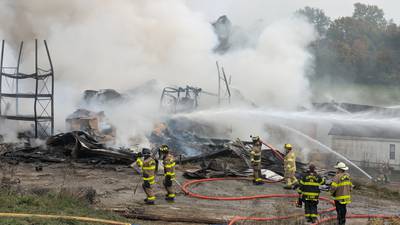 PHOTOS: Westmoreland Equestrian Center barn destroyed in fire