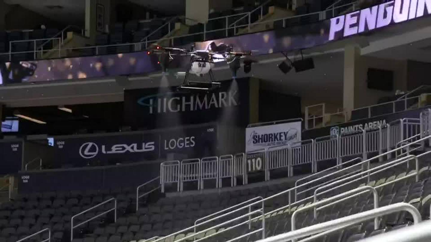 Pittsburghbased AERAS sanitization drones make debut at Kentucky Derby