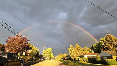 PHOTOS: Rainbows spotted around Pittsburgh region on Sunday