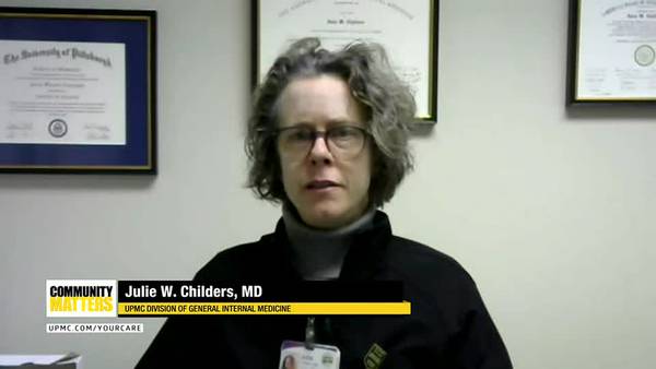 UPMC Community Matters: Dr. Julie Childers talks about addiction medicine and palliative care
