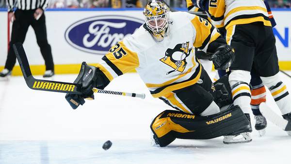 Penguins goaltender Jarry out until after the All-Star break