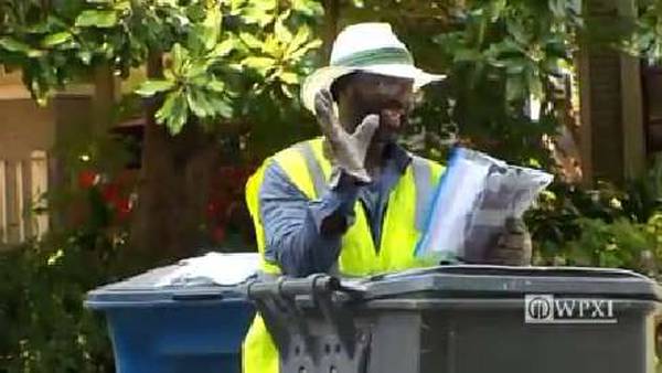 Neighbors rally to thank garbage collectors