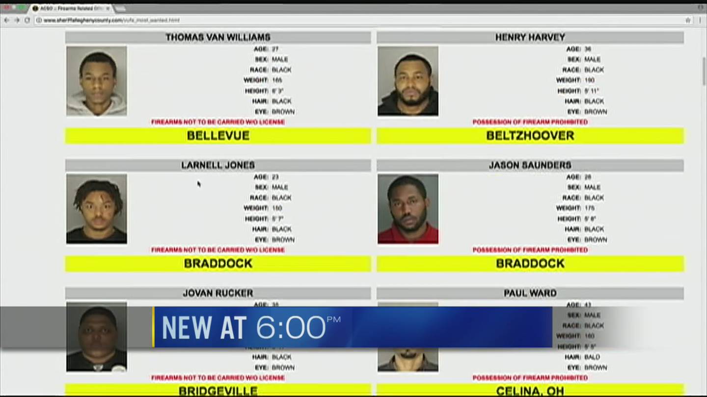 Allegheny Co. now posting mugshots, descriptions online WPXI