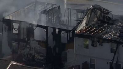 PHOTOS: At least 4 townhouses catch fire in Cecil Township