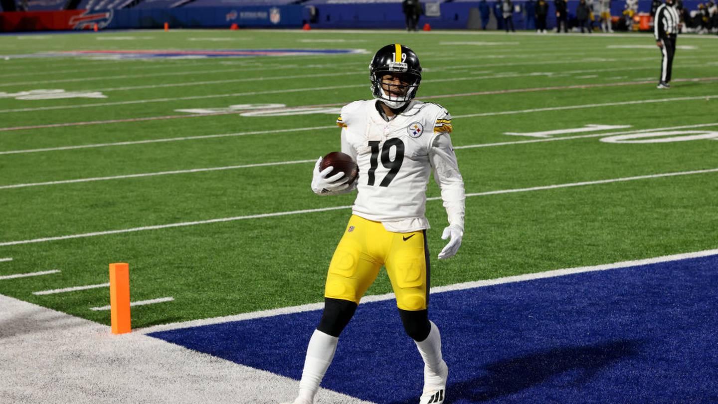 JUJU SMITH-SCHUSTER SIGNED PITTSBURGH STEELERS #19 SALUTE TO SERVICE N –  Super Sports Center