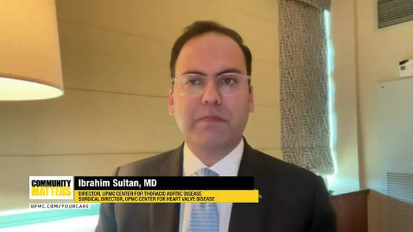 UPMC Community Matters: Dr. Ibrahim Sultan talks about bicuspid aortic valve, treatment