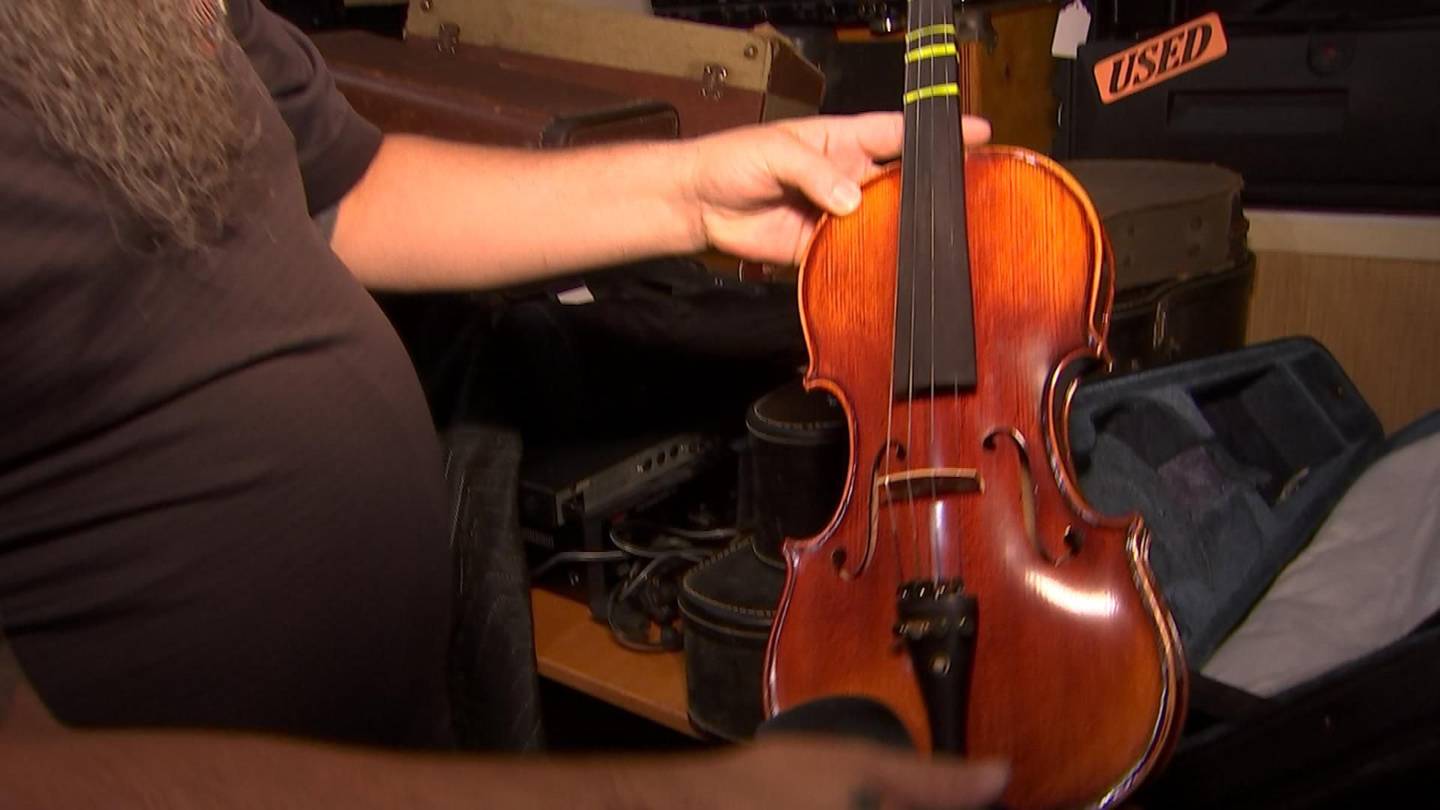 11 Cares teams up with Violins of Hope to donate instruments to