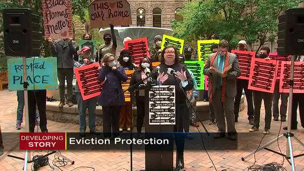 Rally held in Pittsburgh calling for lawmakers to extend eviction ban