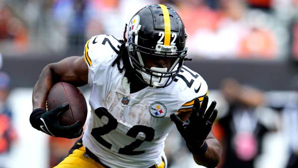 Steelers RB Harris departs with abdominal injury vs. Colts