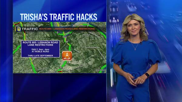 TRAFFIC: Route 885 lane restrictions