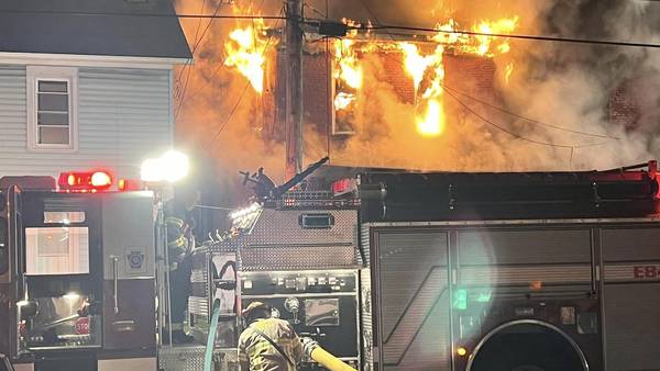 PHOTOS: House destroyed in late night fire in New Brighton