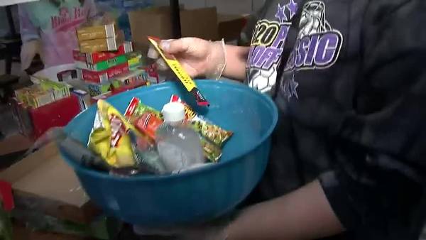 Proud: Students team up to create “hero baskets”
