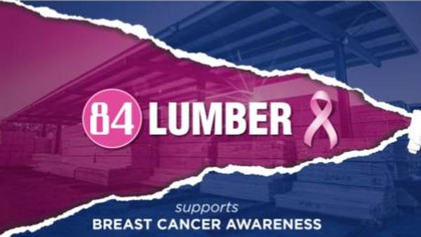 11 Cares partner 84 Lumber donates to women undergoing breast cancer treatment