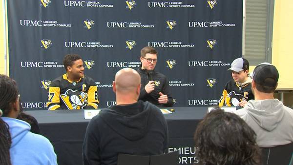 Pittsburgh Penguins host 2 kids from Make-A-Wish