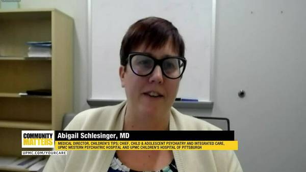 UPMC Community Matters: Dr. Abigail Schlesinger talks about bullying