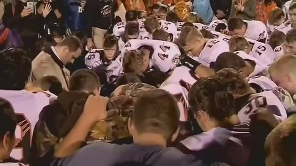U.S. Supreme Court takes up case centered on prayer on high school football field