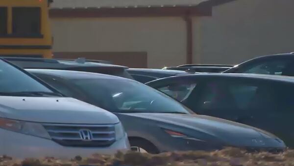 Lime dust from construction at Knoch High School covers hundreds of cars 