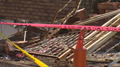 PHOTOS: Home demolished after partially collapsing in North Braddock