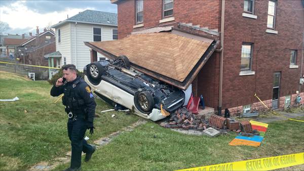 1 person taken to a hospital after crashing vehicle into a house in Pittsburgh
