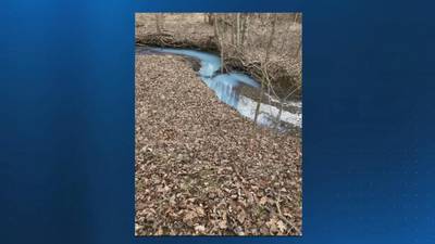 North Franklin Township neighbors concerned after floor wax leaks from overturned tanker into creek
