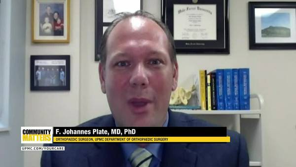 UPMC Community Matters: Dr. F. Johannes Plate talks about joint and bone health