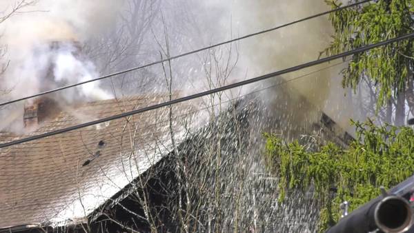 PHOTOS: House damaged by fire in Penn Township
