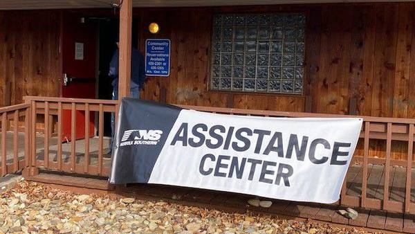 Norfolk Southern sets up assistance center for people displaced by East Palestine train derailment