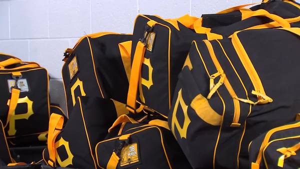 Pirates load up equipment to take south for Spring Training