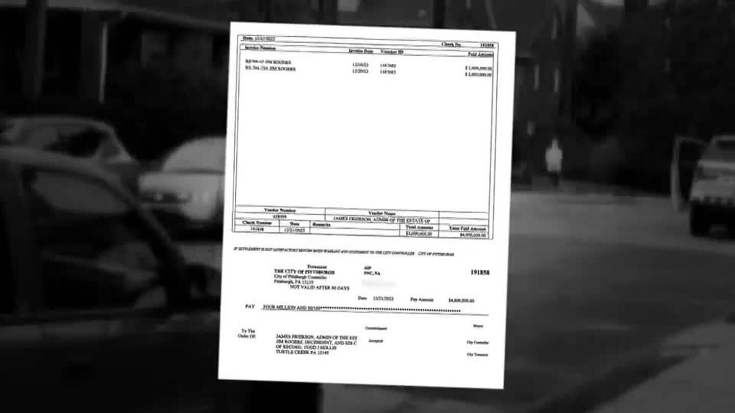11调查：匹兹堡市支票向吉姆·罗杰斯遗产开出400万美元，尽管存在“关切”