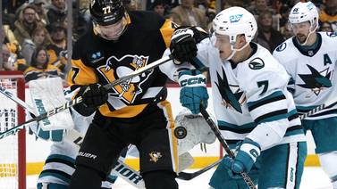 Couture leads Sharks past Penguins 6-4 to end four-game skid